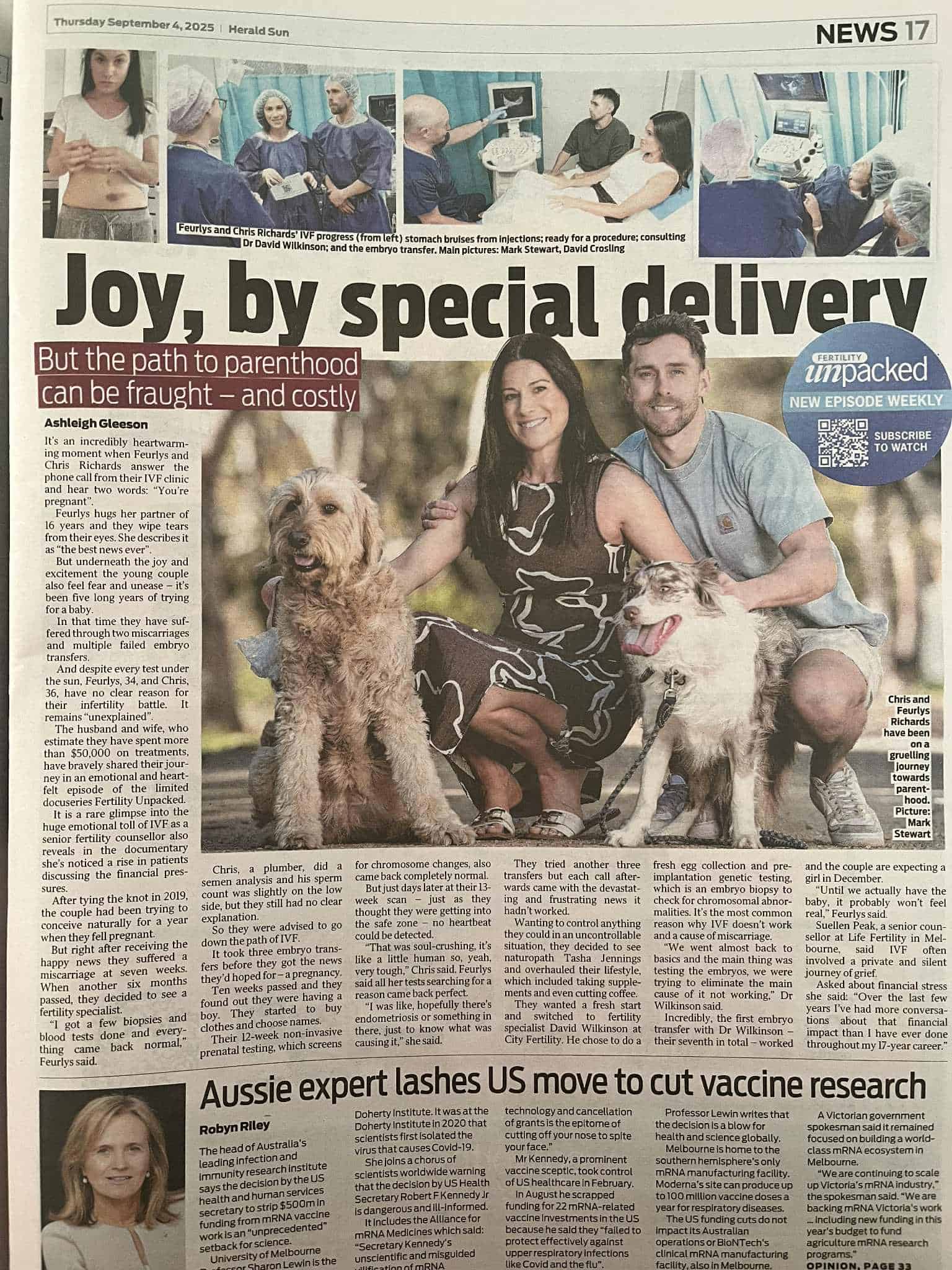 IVF Success - Herald Sun