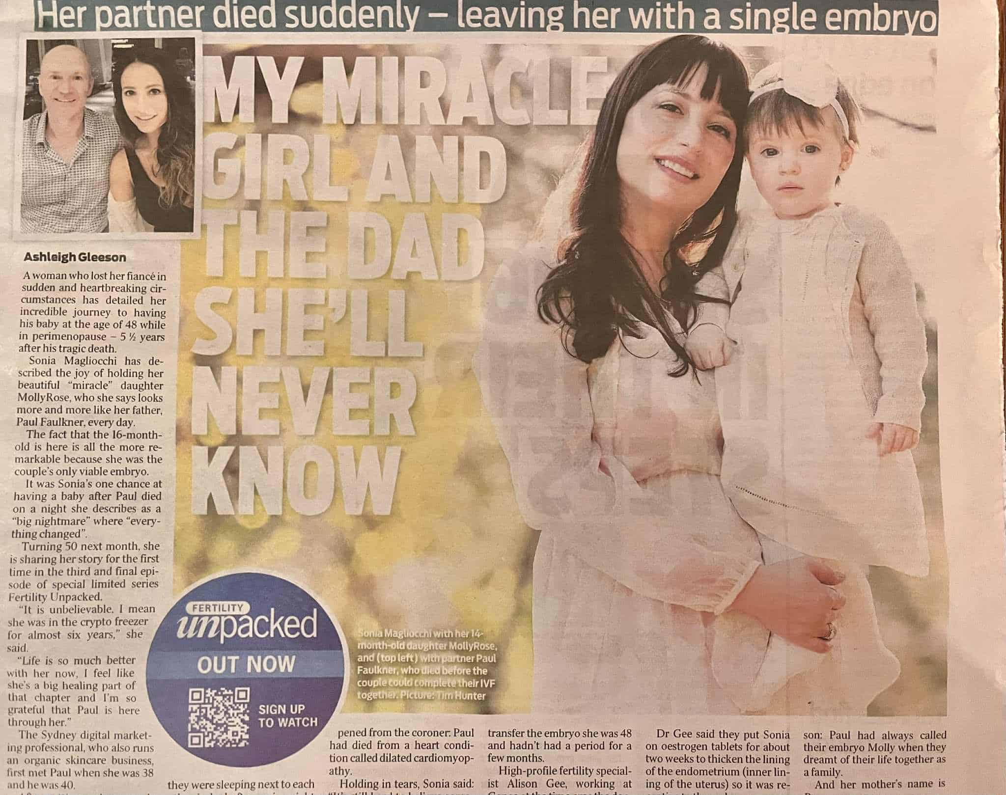 IVF Success One Precious Embryo Herald Sun